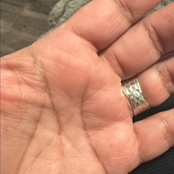 Silver Textured Ring - Picture 6 of 6